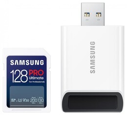 KARTA SAMSUNG Full SD z czytnikiem SDXC PRO Ultimate 128GB