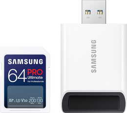 KARTA SAMSUNG Full SD z
  czytnikiem SDXC PRO Ultimate 64GB