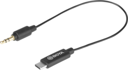 Kabel 20cm TRS 3,5mm<>USB-C  Boya BY-K2