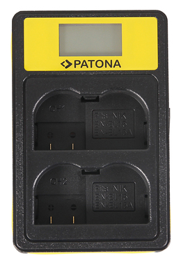 Ładowarka Patona Dual LCD USB EN-EL15