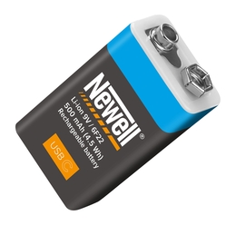 Akumulator Newell 9 V z wbudowanym USB-C 500 mAh