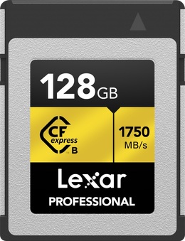 Karta Lexar CFexpress Pro Gold R1750/W1500 128GB (Type B)