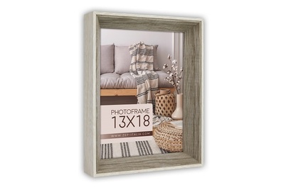 Ramka ITALIA 10x15 SCOTT GREY PZG46 - kremowy