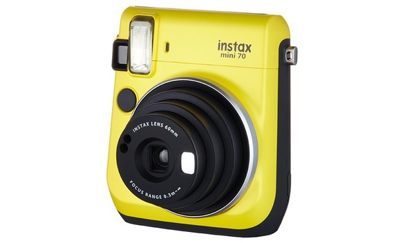 Instax Box FujiFilm Instax MINI 70 (żółty) + Pokrowiec (żółty) + Wkład 2x10