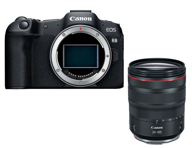 Zestaw Canon EOS R8 Body + Canon RF 24-105mm f/4 L IS USM