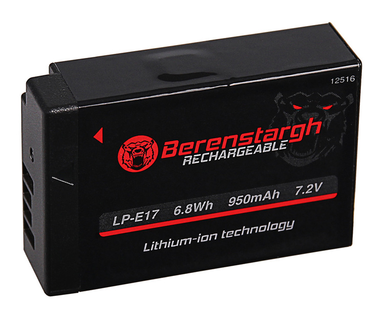 Akumulator Berenstargh LP-E17 + ładowarka Patona 1801