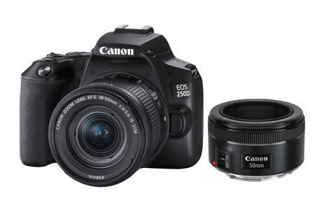 Canon EOS 250Dz ob. EF-S 18-55mm f/4-5.6 IS STM +EF 50 F/1,8STM