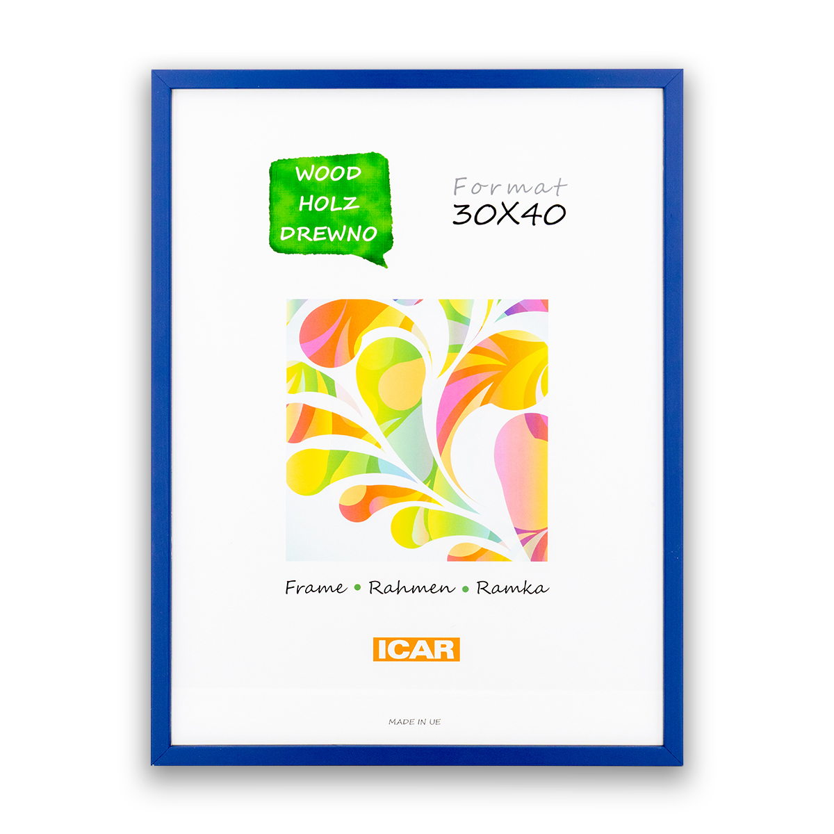 Ramka Icar Pinia - różne kolory i formaty - Granatowy, 30x40, 30x40 Ramka Icar Pinia - różne kolory i formaty - Granatowy, 30x40, 30x40