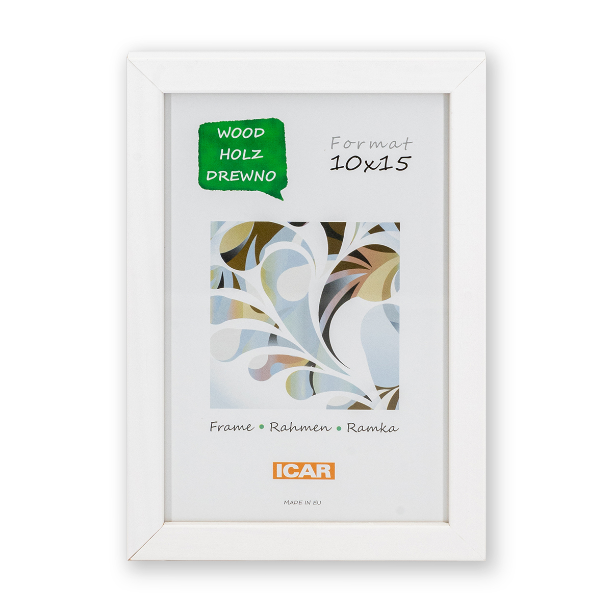 Ramka Icar Pinia - różne kolory i formaty - biały, 10x15, 10x15 Ramka Icar Pinia - różne kolory i formaty - biały, 10x15, 10x15