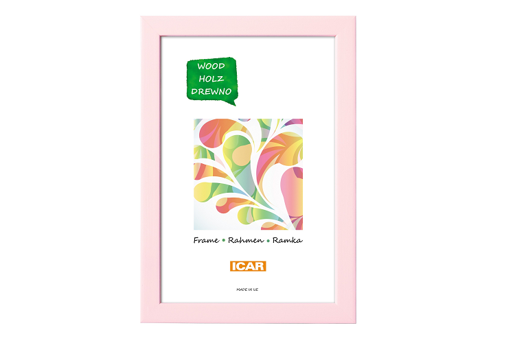 Ramka Icar Pinia - różne kolory i formaty - Jasnoróżowy, 21x30, 21x30 Ramka Icar Pinia - różne kolory i formaty - Jasnoróżowy, 21x30, 21x30