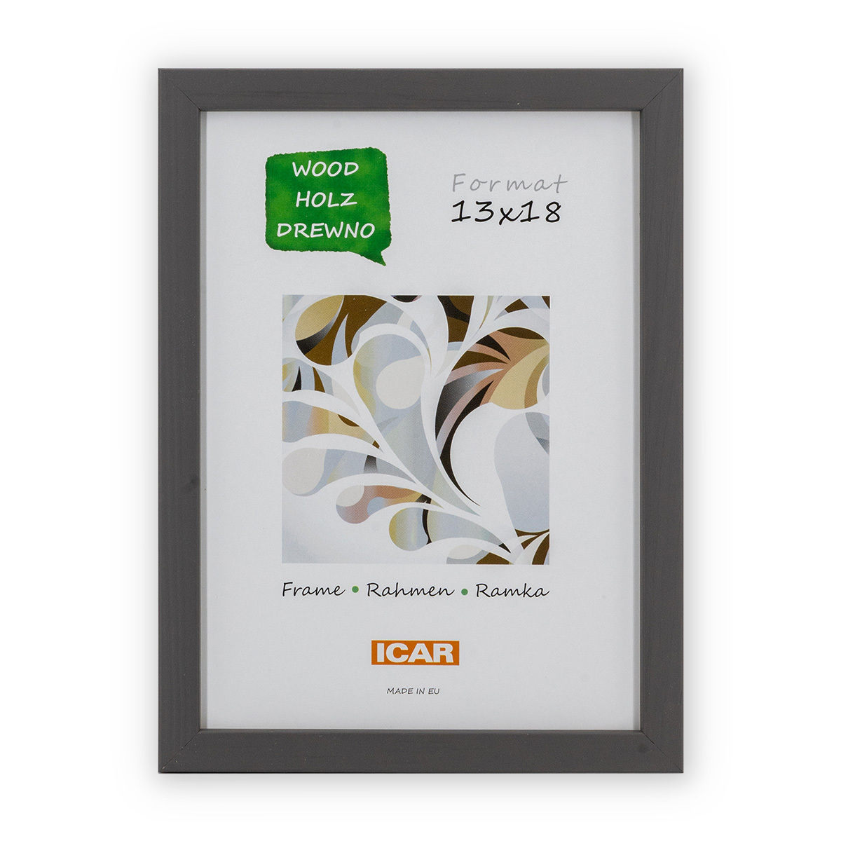 Ramka Icar Pinia - różne kolory i formaty - szary, 13x18, 13x18 Ramka Icar Pinia - różne kolory i formaty - szary, 13x18, 13x18