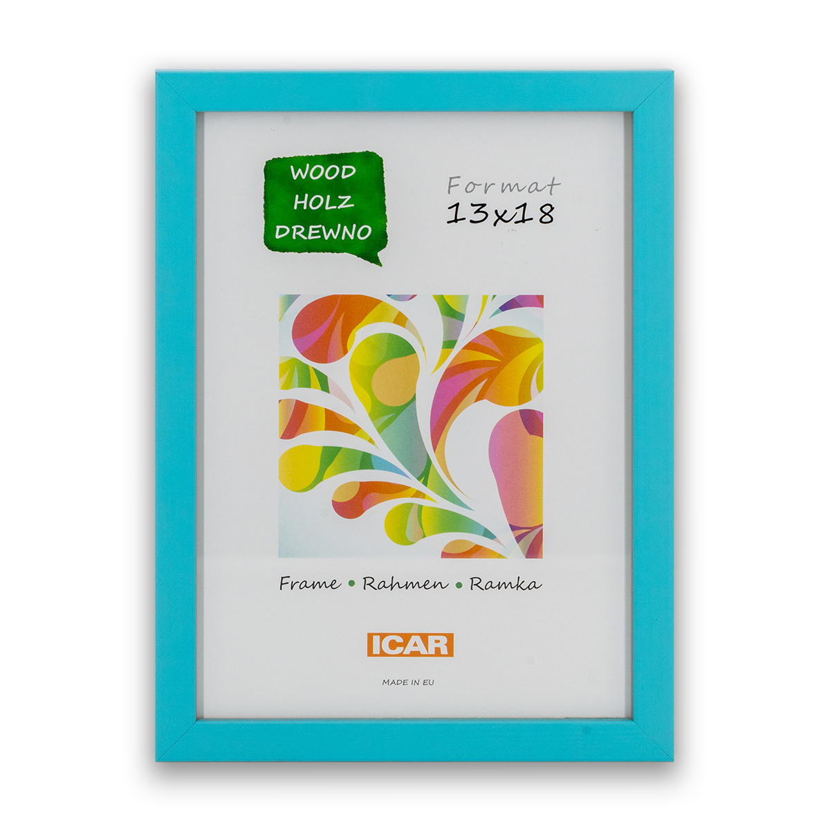 Ramka Icar Pinia - różne kolory i formaty - turkusowy, 13x18, 13x18 Ramka Icar Pinia - różne kolory i formaty - turkusowy, 13x18, 13x18