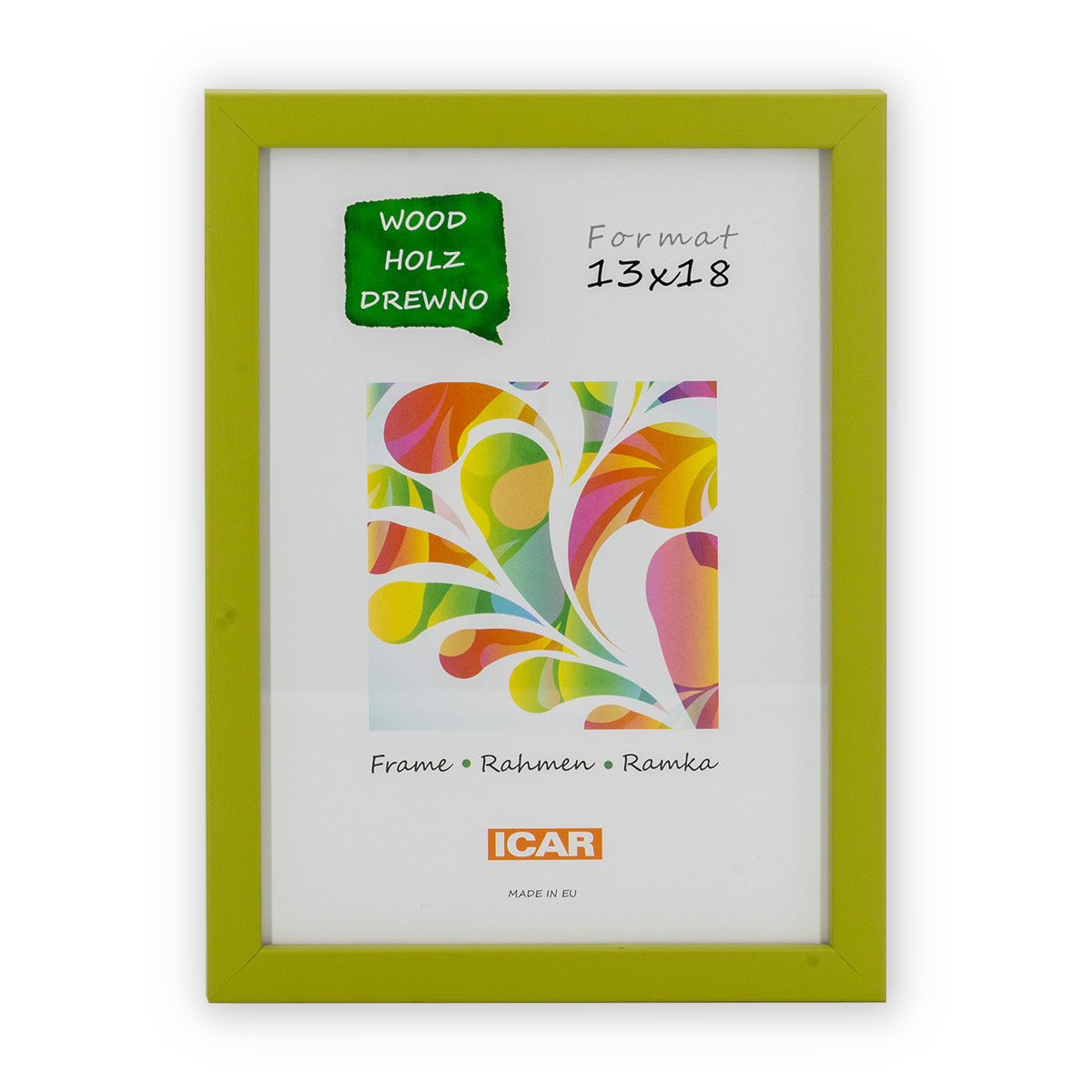 Ramka Icar Pinia - różne kolory i formaty - Oliwkowy, 13x18, 13x18 Ramka Icar Pinia - różne kolory i formaty - Oliwkowy, 13x18, 13x18