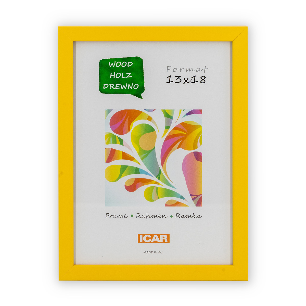Ramka Icar Pinia - różne kolory i formaty - żółty, 13x18, 13x18 Ramka Icar Pinia - różne kolory i formaty - żółty, 13x18, 13x18