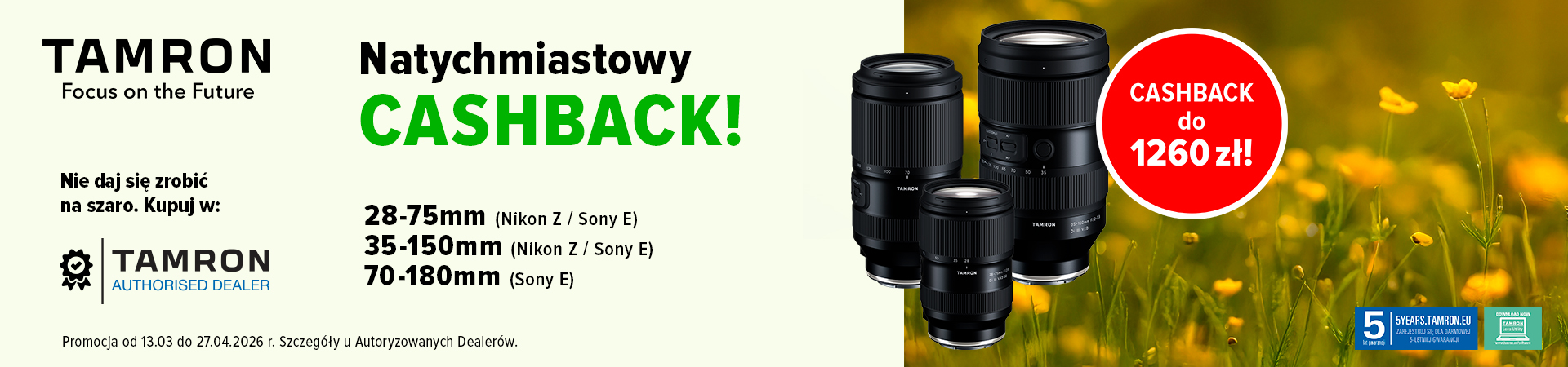 Baner promocyjny Tamron